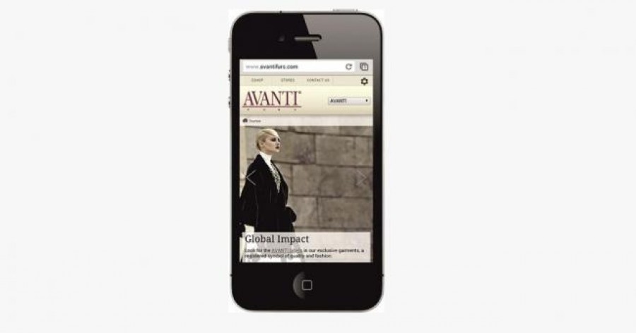 AVANTI Furs website is now fully compatible on mobile devices.