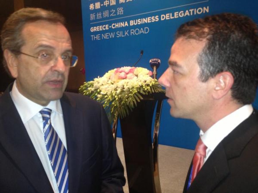 Mr. Kranias Loukas vice president of AVANTI FURS returns from China business visit with Prime Minister Mr. Samaras Antonis.